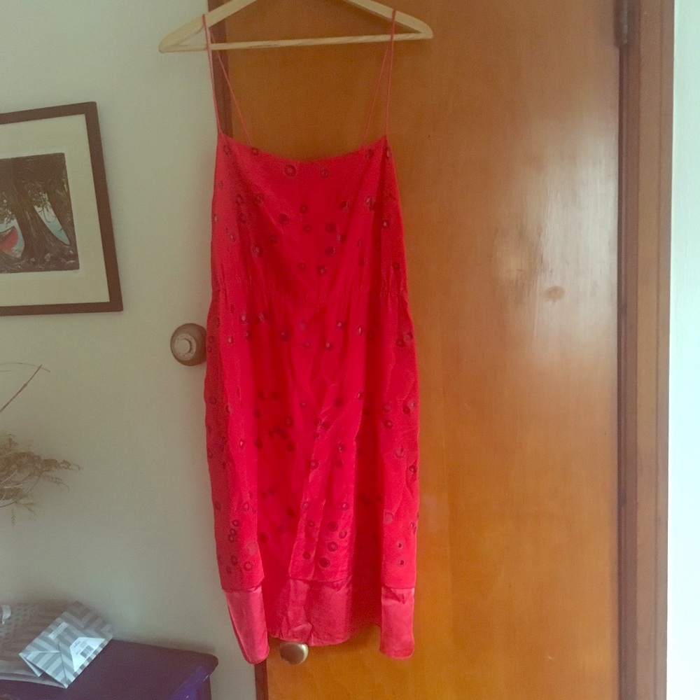 Anthropologie silk dress sz 8